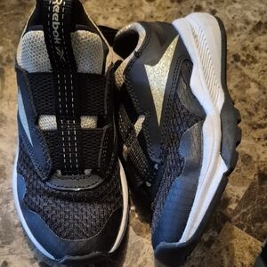 Reebok Black and White Sneakers with Breathable Mesh